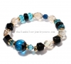 Handmade Crystal Onyx Charming Bracelet - Blue Dream