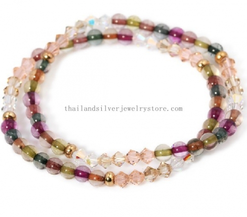 Handmade Korean Crystal Charming Bracelet