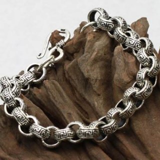 Handmade Thailand Silver Good Luck Bracelet