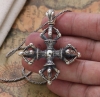 925 Silver Dorje Pendant Tibetan Dorje Pendant