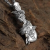 Handmade Thailand Silver Dragon Guitar Pendant