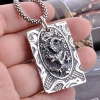 Handmade Thai Silver Dragon Lucky Pendant for Men