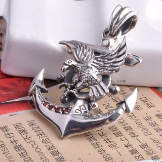 Handmade Thai 925 Silver Eagle Pendant Man Jewelry Gift