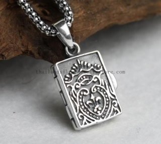 Handmade Thailand Silver Love Locket Pendant