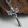 Handmade Silver Cross Pendant for Boys