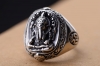 s925 sterling silver retro Thai silver ring personalized men's elephant trunk simple trend ring men's domineering index finger r