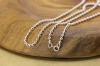 S925 Sterling Silver Fashion Trend Pearl Chain Unisex Round Bead Chain Simple Fashion Collar Chain Necklace