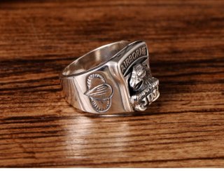 S925 Sterling Silver Thai silver personality Eagle Trend Index Finger Ring Eagle Head eagle winged man index finger ring