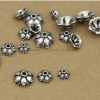 Handmade 925 Silver Flower Beads Caps