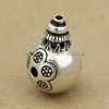 Handmade 925 Silver Three-holed Bead Guru Bead for Malas