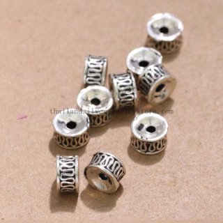 Handmade 925 Silver Lucky Symbol Jewelry Beads