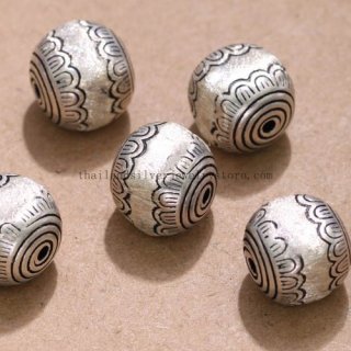 Handmade Thai 925 Silver Beads Jewelry Beads