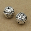 Handmade 925 Silver Tibetan OM Mani Padme Hum Beads