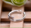 s925 sterling silver gold tight hoop ring, the return of the great sage, Sun Wukong, for men and women, couples