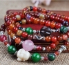 Handmade Crystal Beaded Bracelet Buddha Amulet Bracelet