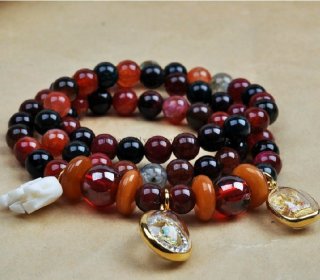 Handmade Tibetan Buddha Bracelet Crystal Beads Bracelet