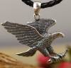 Handmde Thai 925 Silver Eagle Pendant Vintage Eagle Pendant